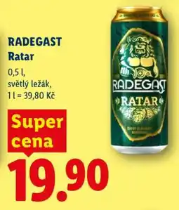 Lidl Radegast Ratar nabídka