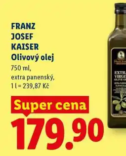 Lidl Franz Josef Kaiser olivový olej nabídka