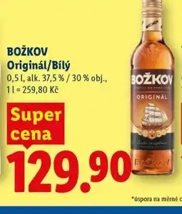 Lidl BOŽKOV Originál/Bílý nabídka