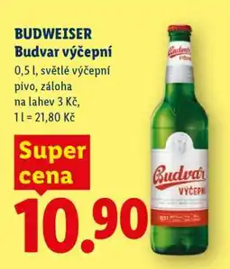 Lidl Budweiser Budvar Výčepní nabídka