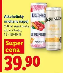 Lidl Alkoholický míchaný nápoj nabídka