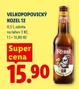 Lidl VELKOPOPOVICKÝ KOZEL 12 nabídka