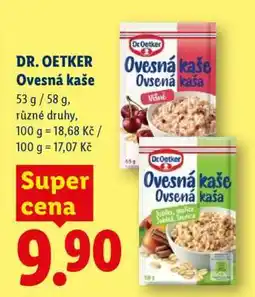 Lidl Dr. Oetker Ovesná kaše nabídka