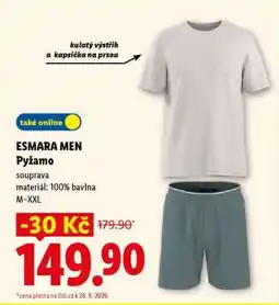 Lidl esmara Men Pyžamo nabídka