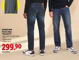 Lidl ESMARA MEN Pánské džíny Relaxed Fit nabídka