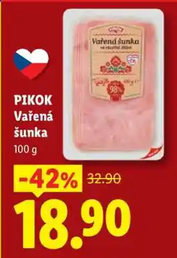 Lidl PIKOK VAŘENÁ ŠUNKA nabídka