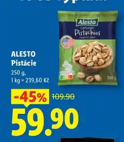 Lidl Alesto PISTÁCIE nabídka