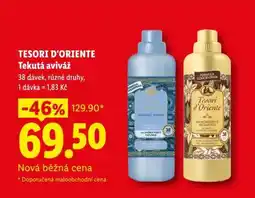 Lidl TESORI D'ORIENTE Tekutá aviváž nabídka