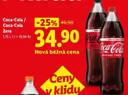 Lidl COCA-COLA, COCA-COLA ZERO nabídka