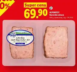 Lidl ALPENFEST Bavorská sekaná nabídka
