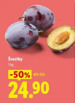 Lidl Švestky nabídka