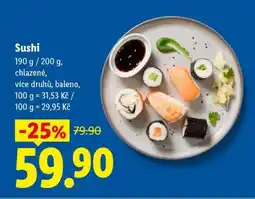 Lidl SUSHI nabídka