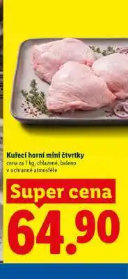 Lidl Kuřecí horní mini čtvrtky nabídka