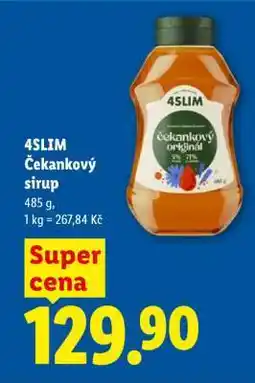 Lidl 4Slim čekankový sirup nabídka