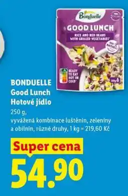 Lidl Bonduelle GOOD LUNCH HOTOVÉ JÍDLO nabídka
