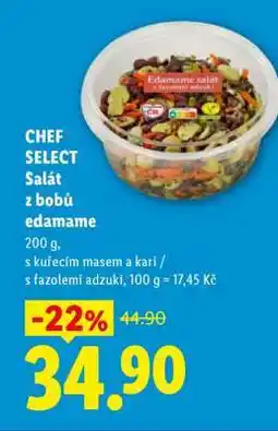 Lidl CHEF SELECT Salát z bobů edamame nabídka