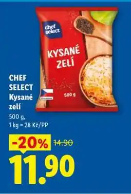 Lidl CHEF SELECT Kysané zelí nabídka