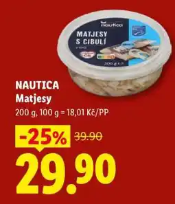 Lidl NAUTICA Matjesy nabídka