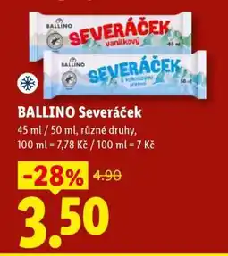Lidl BALLINO Severáček nabídka