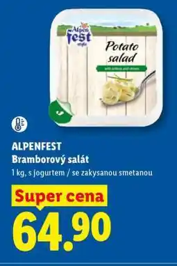 Lidl ALPENFEST Bramborový salát nabídka