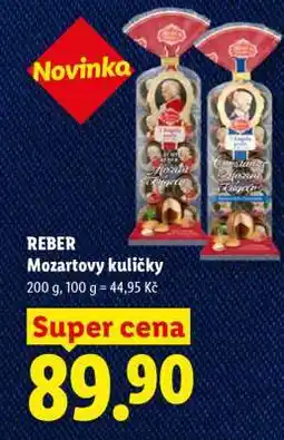 Lidl REBER Mozartovy kuličky nabídka