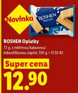 Lidl Roshen Oplatky nabídka