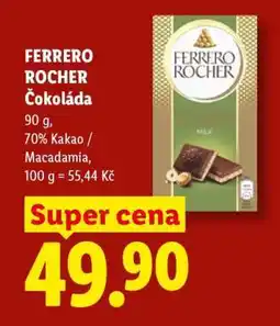 Lidl Ferrero Rocher čokoláda nabídka