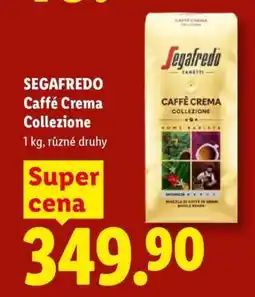 Lidl Segafredo Caffé Crema Collezione nabídka
