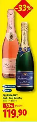 Lidl BOHEMIA SEKT Brut / Rosé Demi Sec nabídka