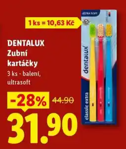 Lidl Dentalux Zubní kartáčky nabídka