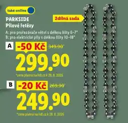 Lidl PARKSIDE Pilové řetězy A nabídka