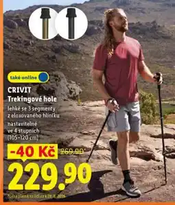 Lidl CRIVIT TREKINGOVÉ HOLE nabídka