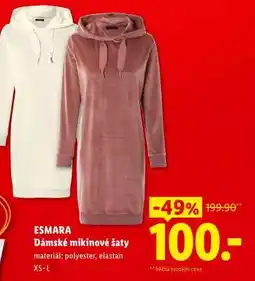 Lidl ESMARA Dámské mikinové šaty nabídka