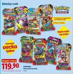 Lidl POKÉMON Sběratelské kartičky nabídka
