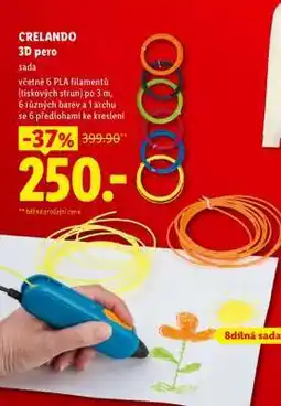 Lidl Crelando 3D pero nabídka