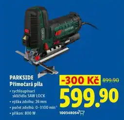 Lidl Parkside Přímočará pila nabídka