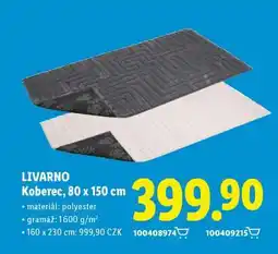 Lidl LIVARNO Koberec, 80 x 150 cm nabídka