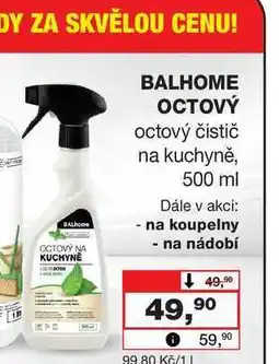 Barvy a laky drogerie BALHOME octový čistič na kuchyně nabídka