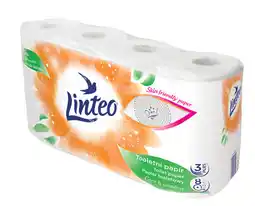 Barvy a laky drogerie Linteo toaletní papír 8 ks 3-vrstvý nabídka