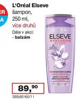 Barvy a laky drogerie L'Oréal Elseve šampon nabídka