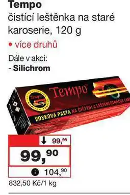 Barvy a laky drogerie Tempo čistící leštěnka na staré karoserie nabídka