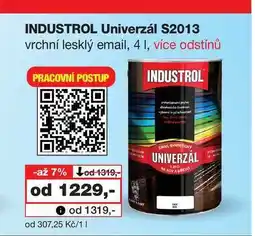 Barvy a laky drogerie INDUSTROL Univerzál S2013 vrchní lesklý email nabídka