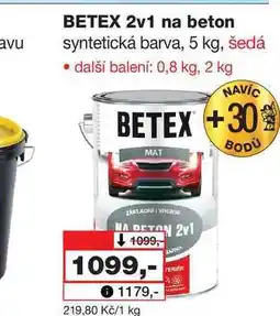 Barvy a laky drogerie BETEX 2v1 na beton syntetická barva nabídka