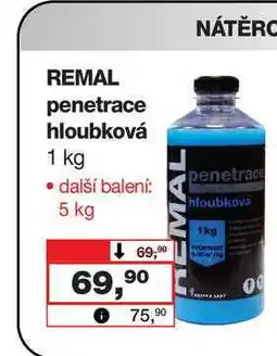 Barvy a laky drogerie REMAL penetrace hloubková nabídka