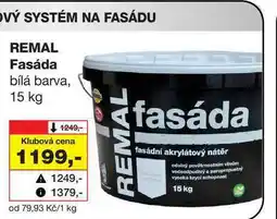 Barvy a laky drogerie REMAL Fasáda bílá barva nabídka