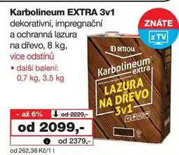 Barvy a laky drogerie Karbolineum EXTRA 3v1 dekorativní, impregnační a ochranná lazura na dřevo nabídka