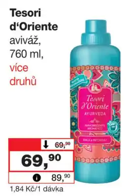 Barvy a laky drogerie Tesori d'Oriente aviváž nabídka