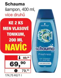 Barvy a laky drogerie Schwarzkopf Schauma men nabídka
