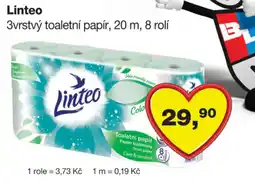 Barvy a laky drogerie Linteo 3vrstvý toaletní papír nabídka