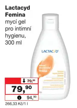 Barvy a laky drogerie Lactacyd Femina nabídka